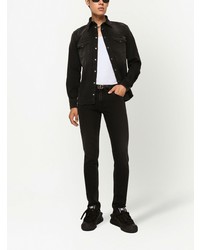 schwarzes Jeanshemd von Dolce & Gabbana