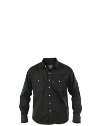 schwarzes Jeanshemd von Duke Clothing