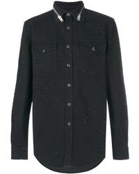 schwarzes Jeanshemd von Givenchy