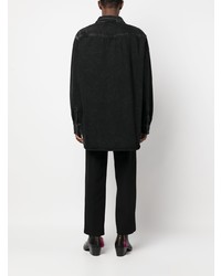 schwarzes Jeanshemd von Acne Studios