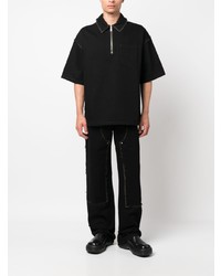 schwarzes Jeanshemd von Heron Preston