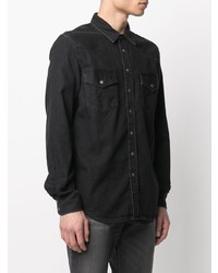 schwarzes Jeanshemd von Diesel