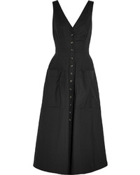 schwarzes Kleid mit Ausschnitten von Saloni