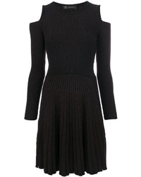 schwarzes Kleid mit Ausschnitten von Versace