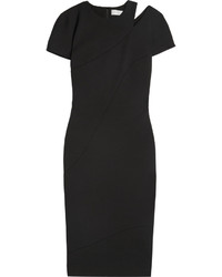 schwarzes Kleid mit Ausschnitten von Victoria Beckham