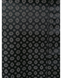 schwarzes Kleid mit geometrischem Muster von Twin-Set