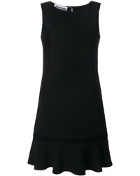 schwarzes Kleid mit Rüschen von Moschino
