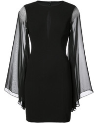 schwarzes Kleid von Aidan Mattox