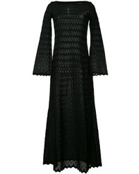 schwarzes Kleid von Alaia