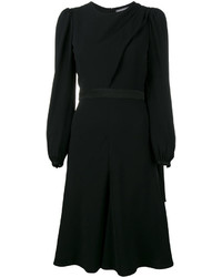 schwarzes Kleid von Alexander McQueen