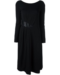 schwarzes Kleid von Armani Collezioni