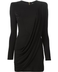 schwarzes Kleid von Balmain