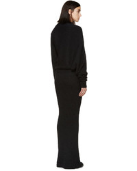 schwarzes Kleid von Ann Demeulemeester