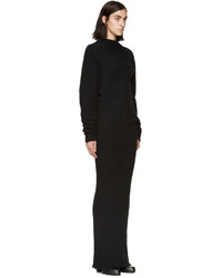 schwarzes Kleid von Ann Demeulemeester