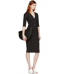 schwarzes Kleid von Victoria Beckham