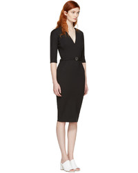 schwarzes Kleid von Victoria Beckham