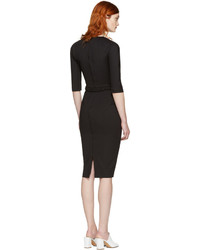 schwarzes Kleid von Victoria Beckham