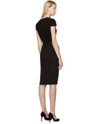 schwarzes Kleid von Alexander McQueen