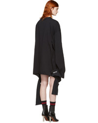 schwarzes Kleid von Vetements