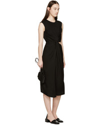 schwarzes Kleid von Jil Sander