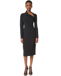 schwarzes Kleid von Cushnie et Ochs