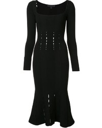 schwarzes Kleid von Cushnie et Ochs