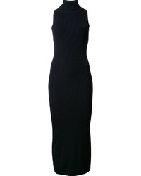 schwarzes Kleid von Dion Lee