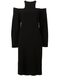 schwarzes Kleid von Dion Lee