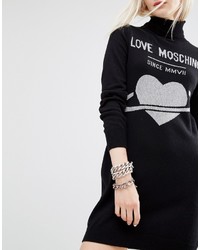 schwarzes Kleid von Love Moschino