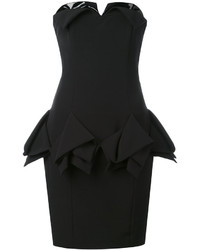 schwarzes Kleid von Jeremy Scott