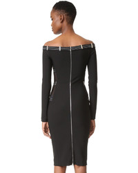 schwarzes Kleid von Thierry Mugler