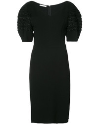 schwarzes Kleid von Oscar de la Renta