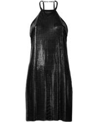 schwarzes Kleid von Paco Rabanne