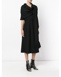 schwarzes Kleid von Maison Margiela