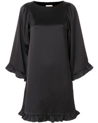 schwarzes Kleid von Semi-Couture