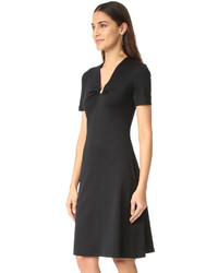 schwarzes Kleid von Salvatore Ferragamo