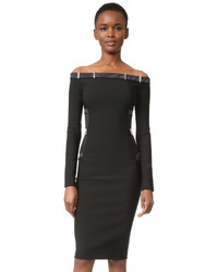schwarzes Kleid von Thierry Mugler