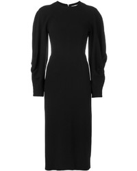 schwarzes Kleid von Victoria Beckham
