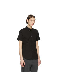 schwarzes Kurzarmhemd von Comme Des Garcons SHIRT