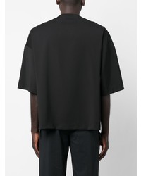 schwarzes Kurzarmhemd von Emporio Armani