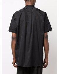 schwarzes Kurzarmhemd von Comme Des Garcons SHIRT