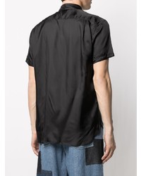 schwarzes Kurzarmhemd von Comme Des Garcons SHIRT