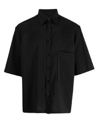 schwarzes Kurzarmhemd von Costumein