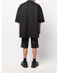 schwarzes Kurzarmhemd von Rick Owens