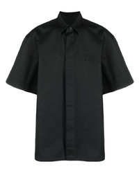 schwarzes Kurzarmhemd von Jil Sander