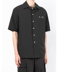 schwarzes Kurzarmhemd von Off-White