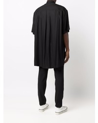 schwarzes Kurzarmhemd von Ami Paris