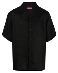 schwarzes Kurzarmhemd von Maharishi