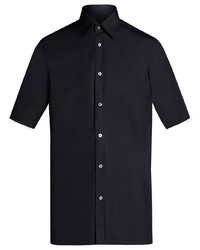 schwarzes Kurzarmhemd von Maison Margiela