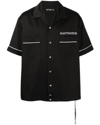 schwarzes Kurzarmhemd von Mastermind World